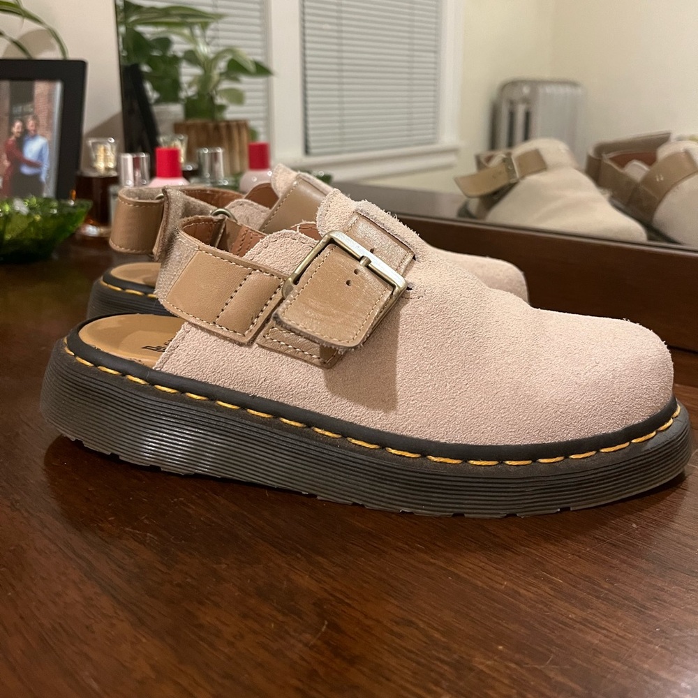Doc Marten Jorge Suede Slingback Mules